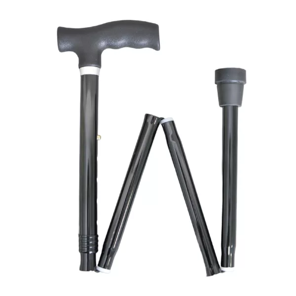 Aluminum 5 section adjustable folding cane