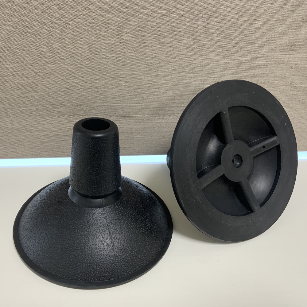 1061.715 5/8" Quad Rubber Replacement Foot Pad For Walking Canes