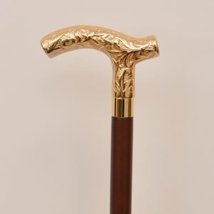 factory Embossed Brass Derby Cane