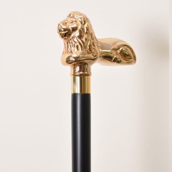 Lion Head Luxury Decorative Walking Stick Canes